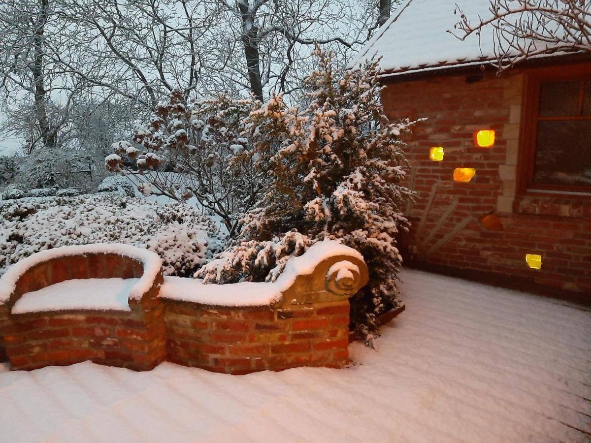 Ferienhaus Rosengarten Loxstedt Esterno foto